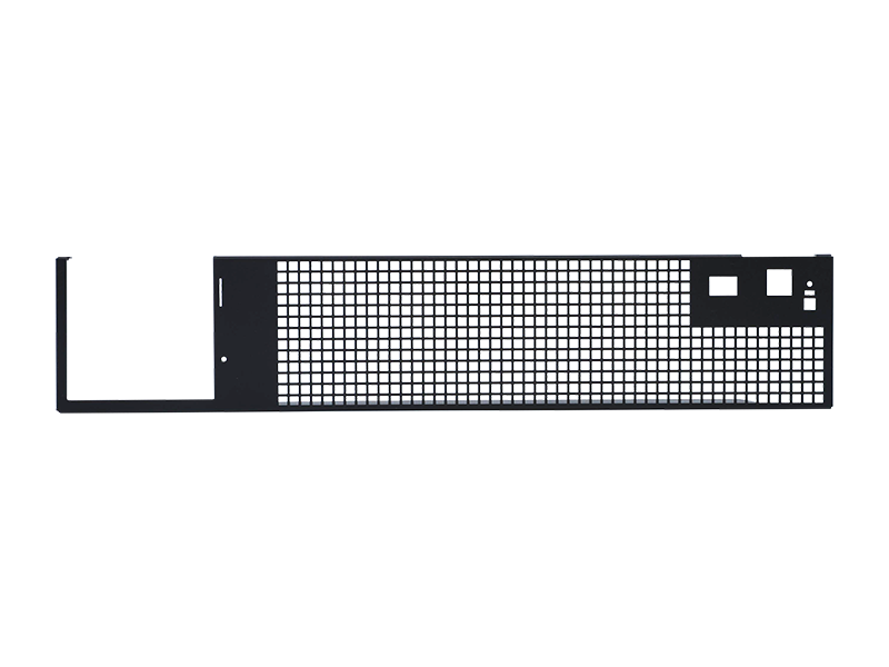 シャーシキャビネット放熱メッシュパネル - CNCパンチング＆スプレー塗装プロセス